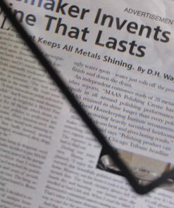 MagniPros Premium 3X (300%) Page Magnifying Lens with 3 Bonus Bookmark Magnifiers for Reading Small Prints, Low Vision Aids & Solar Projects 60 61gy9RSnf0L