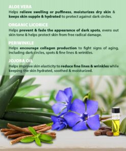 Eye Gel Anti-Aging Cream - Treatment for Dark Circles, Puffiness, Wrinkles and Fine Lines - Hyaluronic Acid Formula Infused Serum with Aloe Vera & Jojoba for Ageless Smooth Skin 5 oz 0.5 Fl Oz (Pack of 1) 21 61gyelU NnL