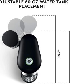 Nespresso VertuoPlus Deluxe Coffee and Espresso Machine by Breville with Milk Frother, 8 Ounces, Black Machine + Milk Frother 31 61gz6WVx4NL