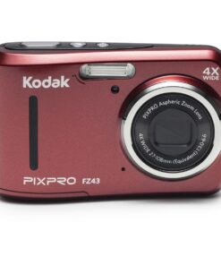 Kodak PIXPRO Friendly Zoom FZ43-RD 16MP Digital Camera with 4X Optical Zoom and 2.7" LCD Screen (Red) Red 10 61h1g9JBaJL