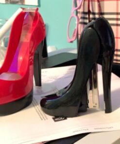 Swingline Stapler, High Heel Stapler, Fun Desk Accessories, Novelty Desk Décor, 20 Sheet Capacity, Plastic, Black (70971) 31 61h2N84oLpL