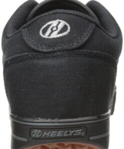 Heelys Launch Skate Shoe (Toddler/Little Kid/Big Kid) 6 Big Kid Black Canvas 11 61h6aYpN8cL