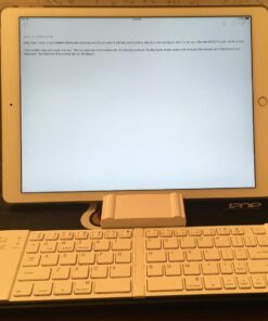 IKOS Folding Bluetooth Wireless Keyboard Slim Pocket Portable Travel Foldable Full Size Keyboard with Stand Holder for iPhone6-13 Max iPad Mini/Pro/Air, iOS Android Windows Laptop Smartphone/Tablet 41 61h6yiHmfoL