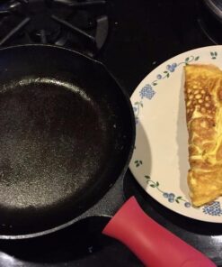 Lodge 10 Inch Cast Iron Chef Skillet. Pre-Seasoned Cast Iron Pan with Sloped Edges for Sautes and Stir Fry. 10" 31 61h7pA5LUYL