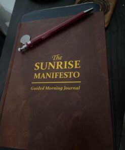 SaltWrap Sunrise Manifesto: Daily Morning Guided Journal for Gratitude, Mindfulness, Wellness, Self Care for Women & Men – 5 Minute Reflection Journal 44 61h8ODoVLSL