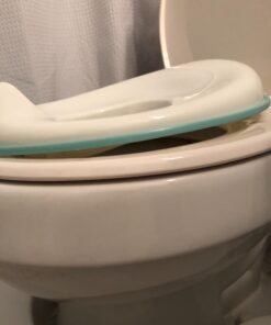 Potty Training Seat for Boys And Girls, Fits Round & Oval Toilets, Non-Slip with Splash Guard, Includes Free Storage Hook - Jool Baby Aqua 48 61h8hnNOBJL