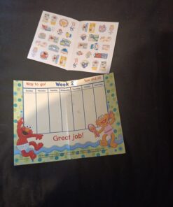 Sesame Street Elmo Potty Training Book Set -- Potty Coloring and Activity Book with Chart, Reward Stickers and Checklist (Includes 4 Storybooks: ABC, Colors, Rhymes, Bedtime) 10 61hBtoZ0ZZL