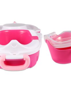 ONEDONE Portable Potty for Toddler Travel Outdoor Toilet Travel Potty for Toddler Squatting Potty for Baby Kids Potty Training (Girl) Red 10 61hDuctE aL