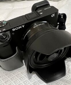 Fotodiox Reversible Lens Hood Kit for E-Mount PZ 16-50mm F3.5-5.6 OSS E-Mount Power Zoom Lens, Reversible Tulip Flower Hood w/Cap 44 61hGTcPdvL