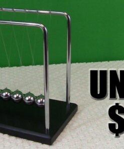 PowerTRC Newtons Cradle Balance Balls 7 1/4" | Science Physics Gadget | Desk Toys & Accessories 26 61hGUPD6daL