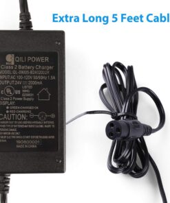LotFancy 24V 2A Scooter Battery Charger, for Razor E300, E200, E100, E125, E150, PR200, E225S, E325S, E175, E500, CC2420 Electric Scooter, MX350 Dirt Bike, Pocket Mod, UL Listed, Fast Charge 11 61hHgzMishL