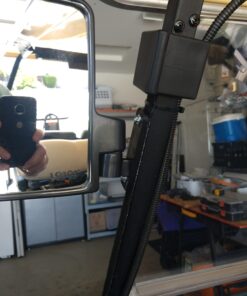 10L0L Golf Cart Mirror, No-drilling Side Rear View Mirror Fits EZGO Club Car Yamaha Golf Cart and Others Drilling Required Black 50 61hIyMyZKJL