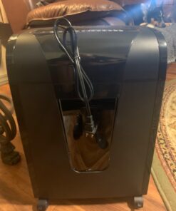 Suntiko Paper Shredder, 18-Sheet Cross Cut Level P-4, Shred Paper/Credit Card/CD, with Large Pull Out Bin,Insert Auto Jam Proof System Shredder for Home&Office 71 61hNSY5g0nL