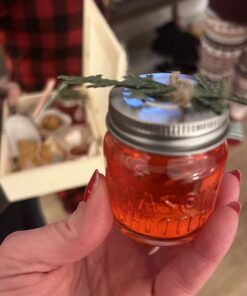 Hayley Cherie® - Mason Jar Shot Glasses with Lids (Set of 8) – Mini Mason Shooter Glass - 2 Ounces - For Drinks, Liquor, Favors, Desserts, Parties, Birthdays, Gifts 29 61hQMnK7CJL