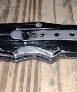 MTECH USA Tactical Folding Knife With 440 Stainless Tanto Blade,Black Black 30 61hS56BB0xL