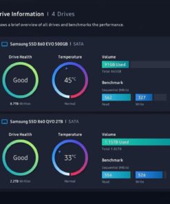 Samsung 860 QVO 2TB 2.5 Inch SATA III Internal SSD (MZ-76Q2T0B/AM), Gray Single 33 61hSxrcMI8L