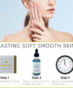 The Yellow Bird Balancing Blue Tansy Face Oil – Skin Glowing Serum. Collagen Support. Promotes Clear Skin Naturally. Wrinkle & Pore Minimizer. Natural, Vegan Facial Moisturizer. 14 61hTJ9t0QgL