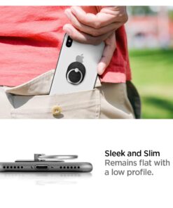 Spigen Style Ring Cell Phone Ring Phone Grip/Stand/Holder for All Phones and Tablets - Black 30 61hU4OdI6L