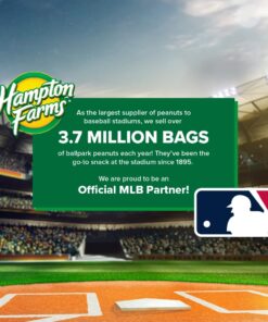 Hampton Farms - USA Grown All-Natural - Fancy Roasted In-Shell Unsalted Peanuts - 5 lb. Bag Basic pack 25 61hWyHHX6xL