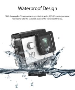 Lightdow LD4000 Sports Action Camera HD Waterproof DV Camcorder (Black) Black 30 61hX4b82zuL