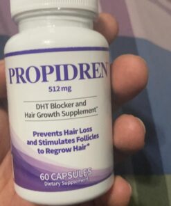 Propidren by HairGenics - DHT Blocker & Hair Growth Capsules to Prevent Hair Loss & Stimulate Hair Follicles, to Stop Hair Loss & Regrow Hair. Proprietary Anti-Hair Loss & Hair Regrowth Treatment. 35 61hY4uGjNoL 1