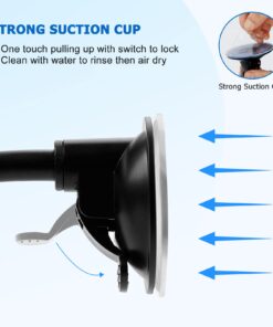 Car Phone Mount, Vansky 3-in-1 Cell Holder Air Vent Dashboard Mount Windshield for iPhone Xs Max R X 8 Plus 7 6S Samsung Galaxy S9 S8 Edge S7 S6 LG Sony and More 30 61hYE2dKZrL