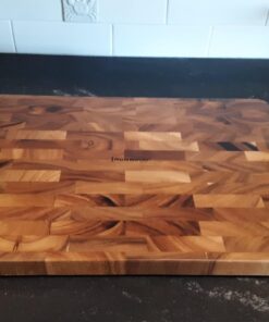 Ironwood Gourmet Large End Grain Prep Station Acacia Wood Cutting Board, 14 x 20-Inch, Brown 14" x 20" 43 61hYU7cLT9L