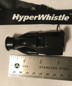 HyperWhistle The Original Worlds Loudest Whistle up to 142db Loud, Very Long Range, for Referee, Coaches, Instructors, Sports, Teachers, Life Guard, Self Defense, Survival, Emergency uses black 44 61hZkRomCkL