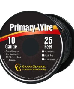 Grand General 55260 Black 10-Gauge Primary Wire 25 Ft 3 61haSIbvpLL