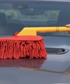 Alternative view of California Car Duster 62442 Standard Car Duster with Wooden Handle,Red