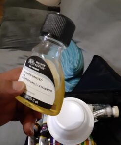Winsor & Newton Refined Linseed Oil, 75ml (2.5oz) Bottle 2.5-oz Bottle 32 61hcUd6QmOL 1