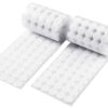 Vkey (500 Pair Sets) 3/4inch 20mm Diameter Sticky Back Coins Hook & Loop Self Adhesive Dots Tapes (White) White 30 61hdHxMVZSL 1