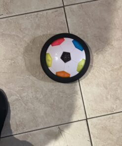 Air Power Ultraglow Soccer Disk - Glowing Floor Hockey, Hover Toy Sport Kickball Game by Can You Imagine 7 61hidW UwML