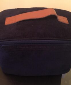 PICNIC TIME Romantic Canterbury Deluxe Wicker Picnic Basket Set for 2, with Blanket and Soft Cooler, One Size, Navy with Plaid 54 61hil9PwECL