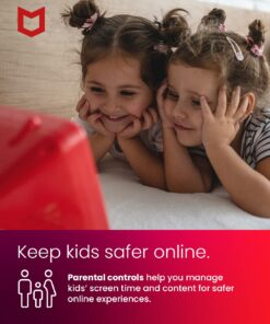 McAfee Total Protection| 10 Device | Antivirus Internet Security Software | VPN, Password Manager, Dark Web Monitoring & Parental Controls | 1-Year Subscription | Key Card Mailed Keycard 10 Devices 9 61hit1qc QL