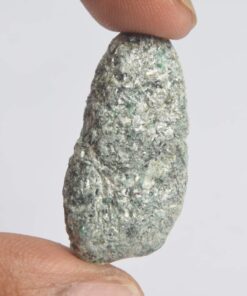 GEMHUB Natural Raw Rough Gemstone 33.00 Ct Rare Green Emerald Fuchsite Loose Gemstone for Reiki and Energy Crystal 4 61hkfPmYNML