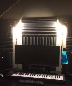 Foamily 12 Pack- Acoustic Panels Studio Foam Wedges 1" X 12" X 12" 29 61hms cUCRL