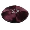 Kippah with Star of David-Black 36 61hpwp snDL