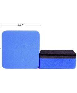 Dry Erase Erasers, 36 Pack Magnetic Whiteboard Eraser Chalkboard Eraser Dry Eraser for Classroom Office and home (Blue) Blue 14 61hu hbT6rL