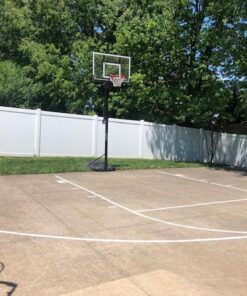 Ronan Sports Complete Easy Court Basketball Stencil Kit | Includes Spray Paint & Spray Box | Made in USA White 36 61huKlfD6NL