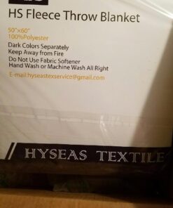 HYSEAS Flannel Fleece Throw Blanket Chocolate - Super Soft Plush Microfiber Solid Blanket for Couch, Bed, Chair, Sofa - Fuzzy Cozy Lightweight - 50x60 Inch Throw(50"x60") 25 61hxcEFBjRL