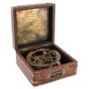 Top Grade 5 Inch Perfectly Calibrated Large Sundial Compass with Wooden Box. 17 61hy0dngxqL