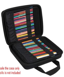 Hermitshell Hard Travel Case for Prismacolor/Crayola Premier Colored Pencils (XL, Black) 11 61hy2m8Q7qL