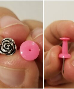 Sterling Silver Rose Flower Stud Earrings - 7mm Rhodium Plated 39 61hyiP1zc7L