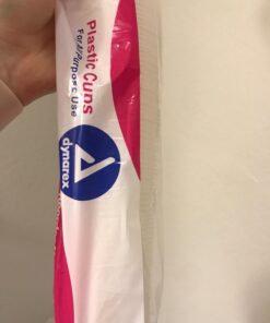 Dynarex Disposable Clear Drinking Cups - Single Use Plastic Cups for Office, Hospital, Clinic - with Rolled Rim, Ribbed Center - 3oz, Bulk Supplies Box of 100 3 oz. 20 61i1B4jhX2L