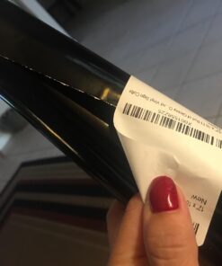 Oracal Glossy Permanent Adhesive Vinyl, 12" x 10', Black 21 61i2oudErSL