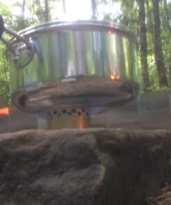 HIGHROCK Lightweight Compact Folding Camp Stove Windscreen 51 61i3JM fobL