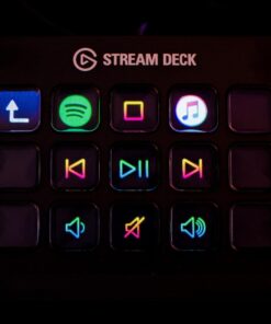 Elgato Stream Deck Classic - Live production controller with 15 customizable LCD keys and adjustable stand, trigger actions in OBS Studio, Streamlabs, Twitch, YouTube and more, works with PC/Mac 64 61i3mW5nGL
