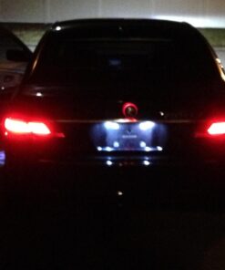 iJDMTOY Compatible With BMW Front Hood or Rear Trunk Lid, Brilliant Red 3.25-Inch 82mm Roundel LED Emblem Background Illumination Lighting Kit 27 61i4HCBU6hL