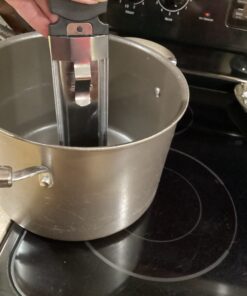 Candy Thermometer Deep Fry/Jam/Sugar/Syrup/Jelly Thermometer with Hanging Hook Cooking Thermometer Food Thermometer Quick Reference Temperature & Pot Clip Silver 31 61i4cMGLWaL